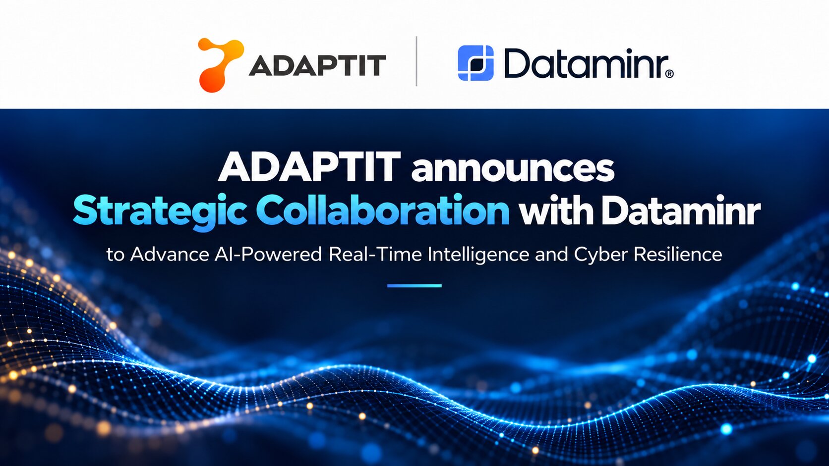 Ανακοίνωση Συνεργασίας ADAPTIT–Dataminr